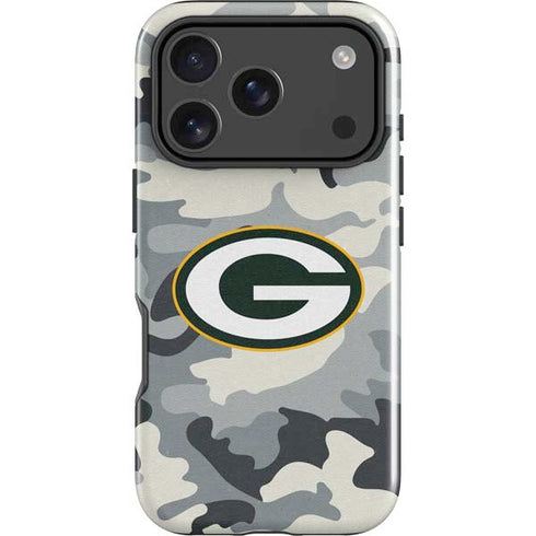 NFL Green Bay Packers Camo iPhone 18 Pro Max Impact Case