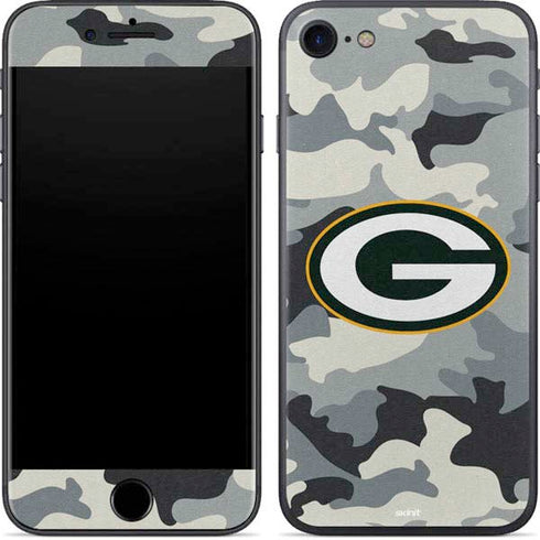 NFL Green Bay Packers Camo iPhone 8 Skin