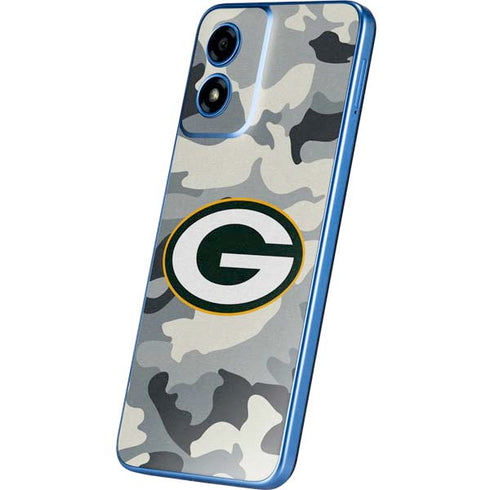 NFL Green Bay Packers Camo Moto G Play 4G (2024) Skin