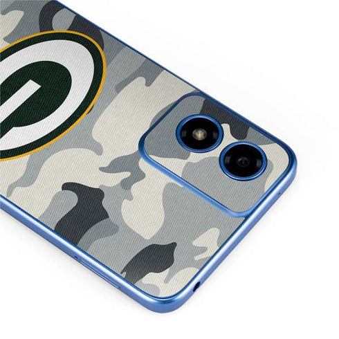NFL Green Bay Packers Camo Moto G Play 4G (2024) Skin
