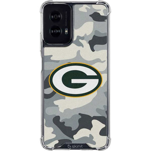 NFL Green Bay Packers Camo Moto G Power 5G (2024) Clear Case