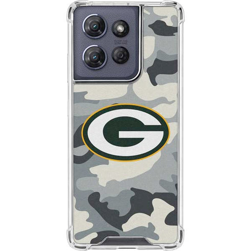NFL Green Bay Packers Camo Moto G Power 5G (2025) Clear Case