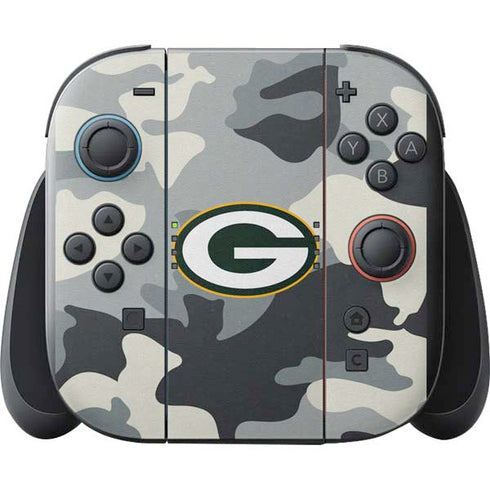 NFL Green Bay Packers Camo Nintendo Switch 2 (2025) with Joy-Con Skin