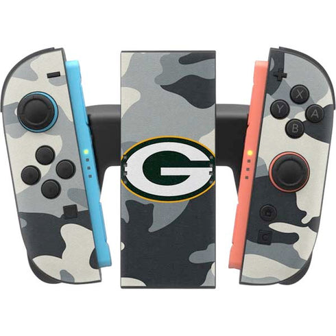NFL Green Bay Packers Camo Nintendo Switch 2 (2025) Joy-Con Controller Skin