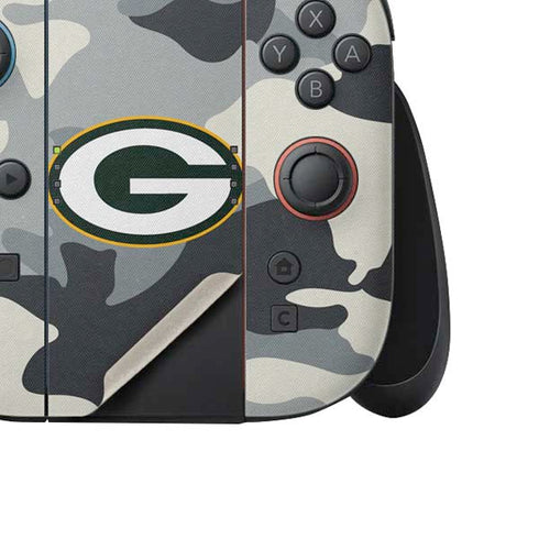 NFL Green Bay Packers Camo Nintendo Switch 2 (2025) Joy-Con Controller Skin