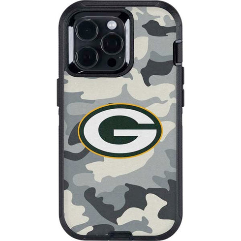 NFL Green Bay Packers Camo Otterbox Defender iPhone Skin