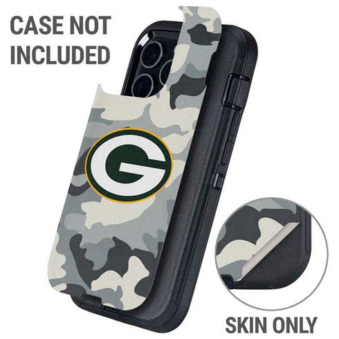 NFL Green Bay Packers Camo Otterbox Defender iPhone Skin