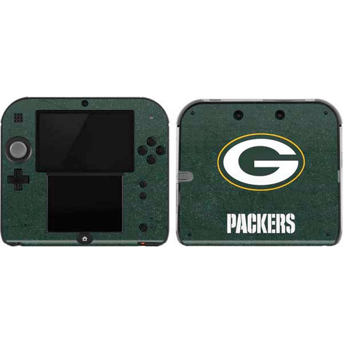 NFL Green Bay Packers Distressed Nintendo Skins
