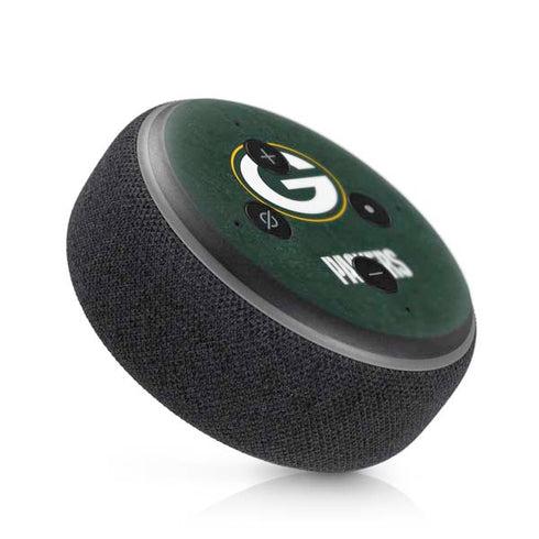 NFL Green Bay Packers Distressed Amazon Echo Dot Skin