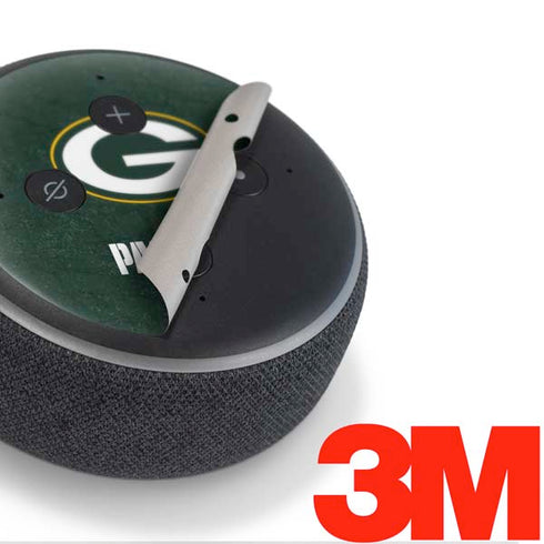 NFL Green Bay Packers Distressed Amazon Echo Dot Skin