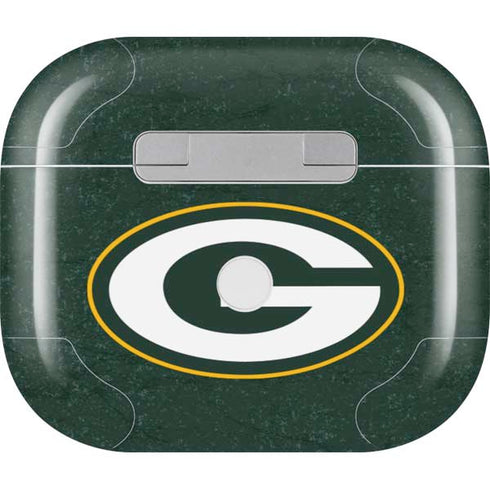 NFL Green Bay Packers Distressed Apple AirPods (3rd Gen 2021) Skin