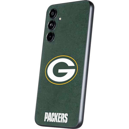 NFL Green Bay Packers Distressed Galaxy A54 5G Skin