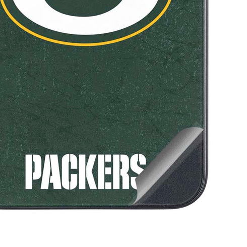 NFL Green Bay Packers Distressed Galaxy A54 5G Skin