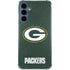 NFL Green Bay Packers Distressed Galaxy A55 5G Clear Case