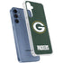 NFL Green Bay Packers Distressed Galaxy A55 5G Clear Case
