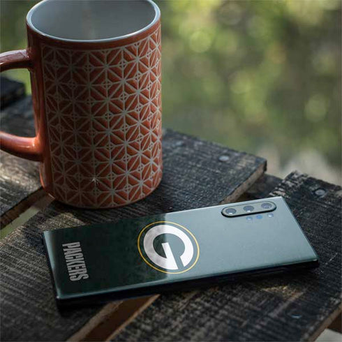 NFL Green Bay Packers Distressed Galaxy Note 10 Plus Skin