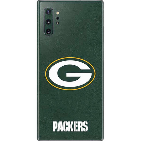 NFL Green Bay Packers Distressed Galaxy Note 10 Plus Skin