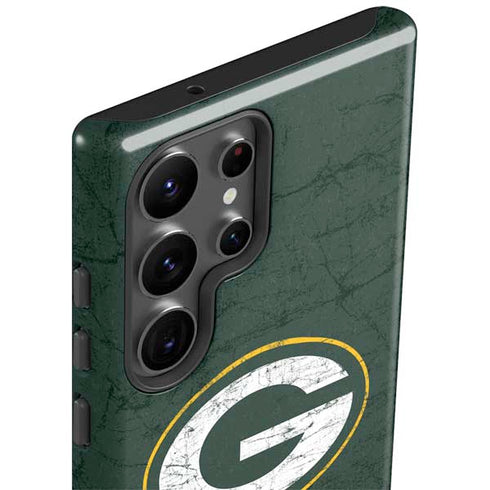 NFL Green Bay Packers Distressed Galaxy S23 Ultra Pro Case