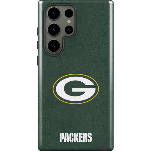 NFL Green Bay Packers Distressed Galaxy S23 Ultra Pro Case
