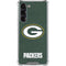 NFL Green Bay Packers Distressed Galaxy S24 FE Clear Case