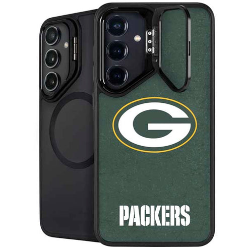 NFL Green Bay Packers Distressed Galaxy S24 Kickstand Case