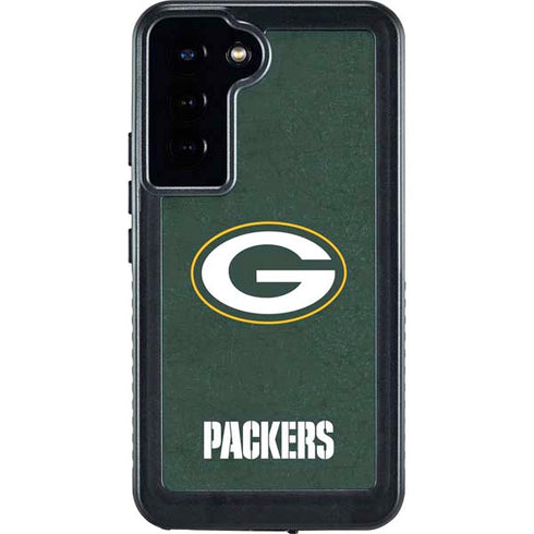 NFL Green Bay Packers Distressed Galaxy S24 Plus Waterproof Case