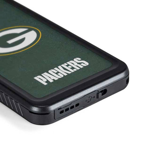 NFL Green Bay Packers Distressed Galaxy S24 Plus Waterproof Case