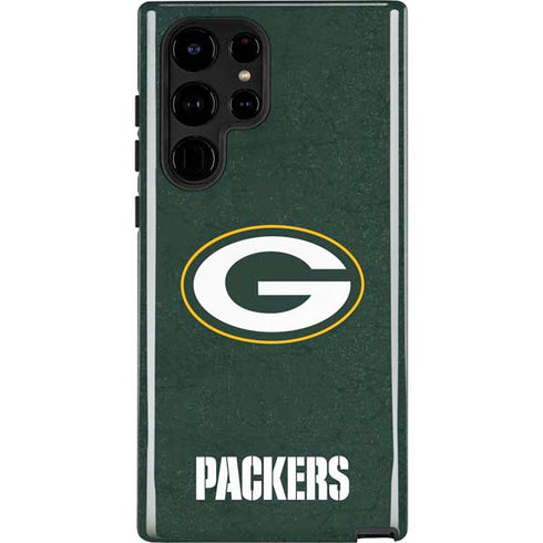 NFL Green Bay Packers Distressed Galaxy S25 Ultra Impact Case