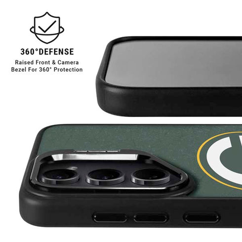 NFL Green Bay Packers Distressed Galaxy S24 Ultra Kickstand Case