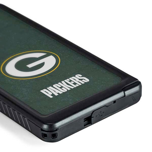 NFL Green Bay Packers Distressed Galaxy S24 Ultra Waterproof Case