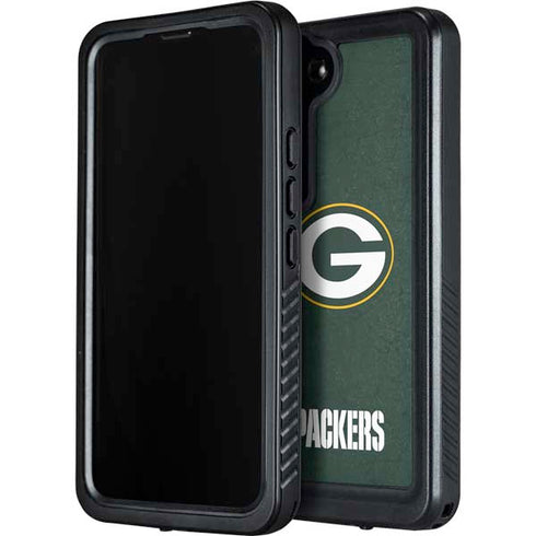 NFL Green Bay Packers Distressed Galaxy S24 Waterproof Case
