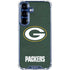 NFL Green Bay Packers Distressed Galaxy S25 Clear Case