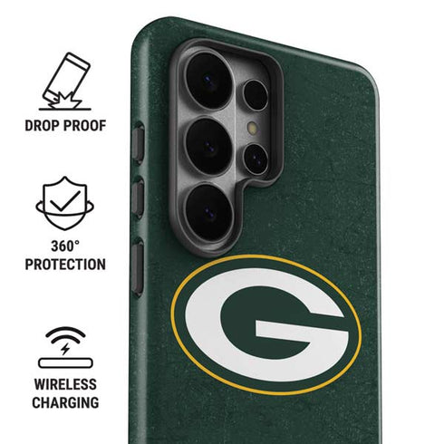 NFL Green Bay Packers Distressed Galaxy S26 Ultra Impact Case