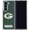 NFL Green Bay Packers Distressed Galaxy Z Fold5 5G Clear Case