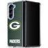 NFL Green Bay Packers Distressed Galaxy Z Fold5 5G Clear Case