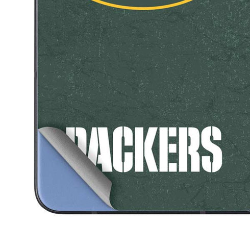 NFL Green Bay Packers Distressed Galaxy Z Fold5 5G Skin