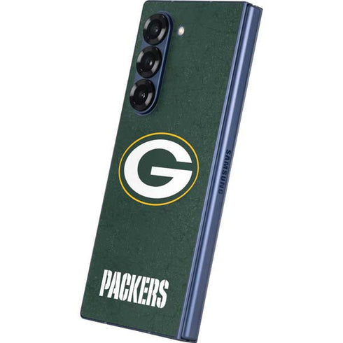 NFL Green Bay Packers Distressed Galaxy Z Fold6 Skin