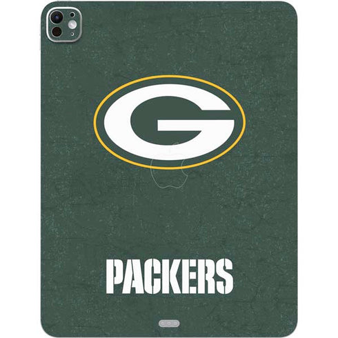 NFL Green Bay Packers Distressed iPad Pro 13in M4 (2024) Skin