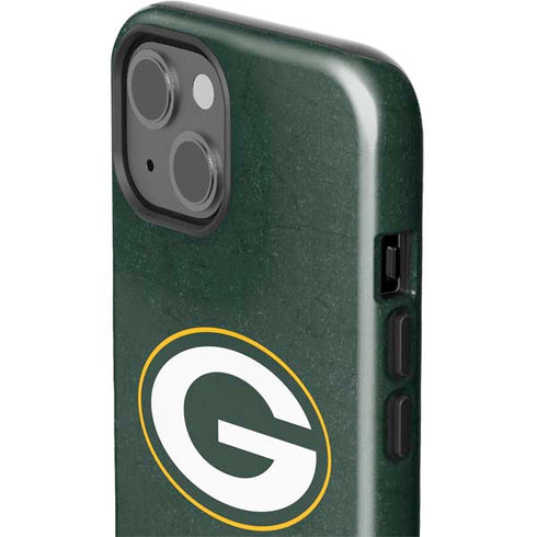 NFL Green Bay Packers Distressed iPhone 15 Impact Case