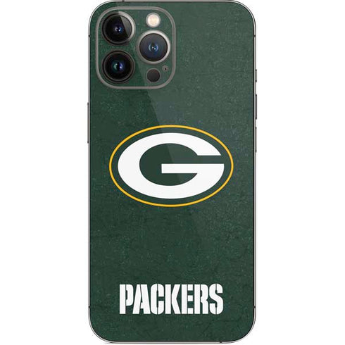NFL Green Bay Packers Distressed iPhone 15 Pro Max Skin