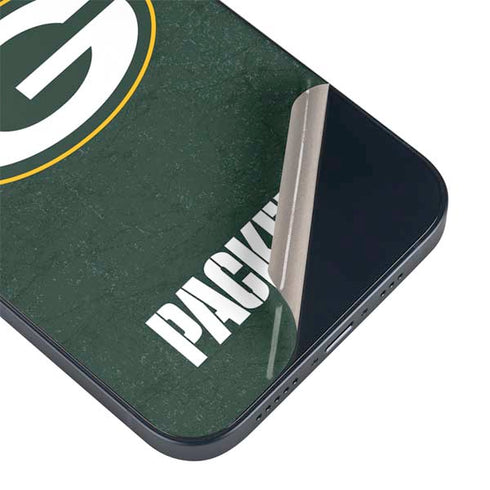 NFL Green Bay Packers Distressed iPhone 15 Skin