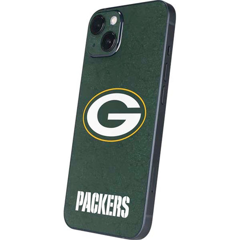 NFL Green Bay Packers Distressed iPhone 15 Skin