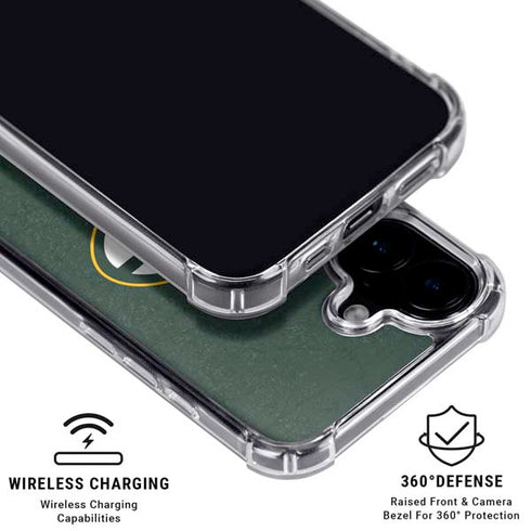 NFL Green Bay Packers Distressed iPhone 16 MagSafe Case