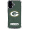 NFL Green Bay Packers Distressed iPhone 16 Plus Clear Case