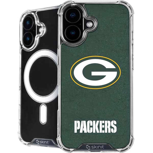 NFL Green Bay Packers Distressed iPhone 16 Plus MagSafe Case