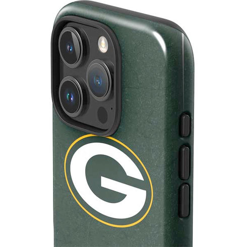 NFL Green Bay Packers Distressed iPhone 16 Pro Impact Case