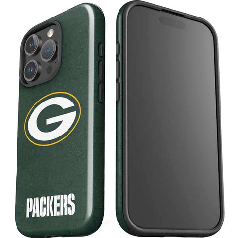 NFL Green Bay Packers Distressed iPhone 16 Pro Impact Case