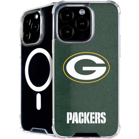 NFL Green Bay Packers Distressed iPhone 16 Pro MagSafe Case
