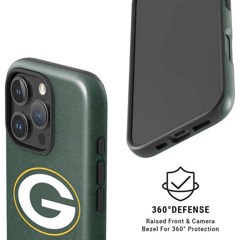 NFL Green Bay Packers Distressed iPhone 16 Pro Magsafe Impact Case