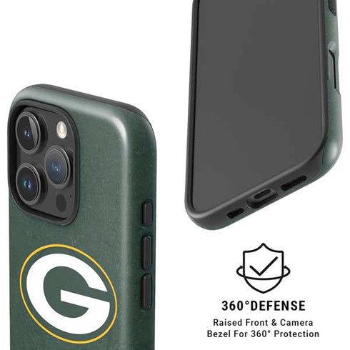NFL Green Bay Packers Distressed iPhone 16 Pro Max Magsafe Impact Case